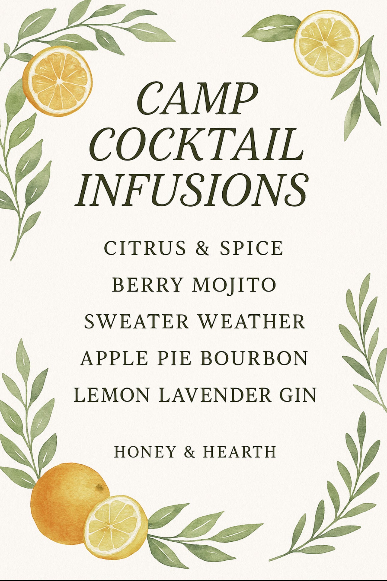 Cocktail infusions