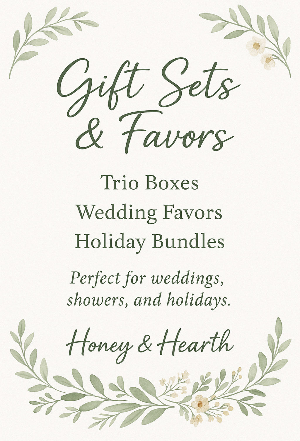 Gift Sets and Favors