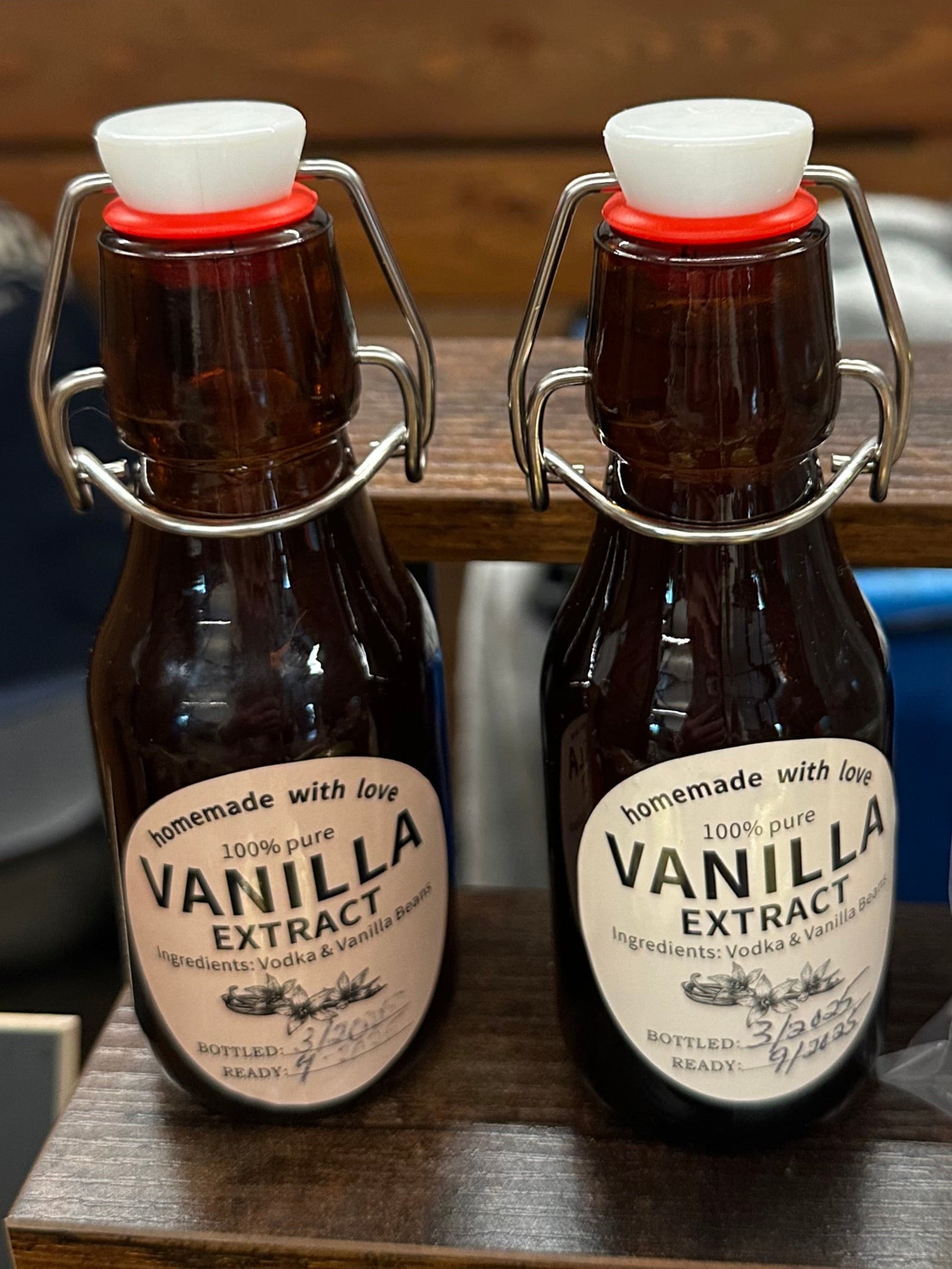 Homemade small batch crafted Madagascar Vanilla Extract